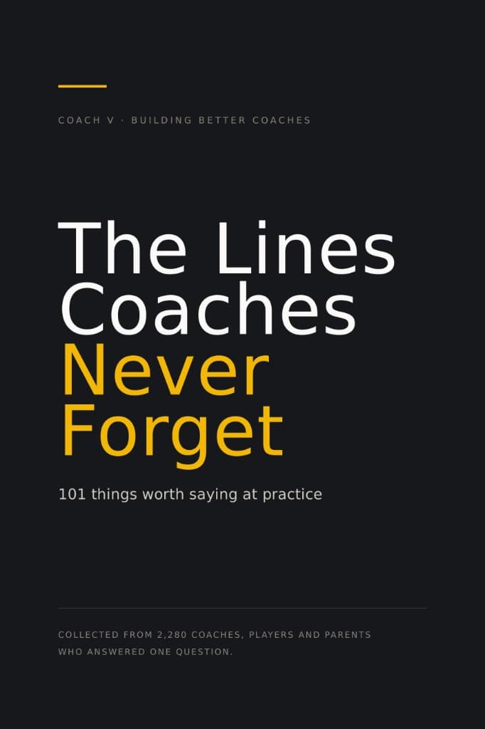 The Lines Coaches Never Forget — free PDF cover
